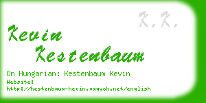 kevin kestenbaum business card